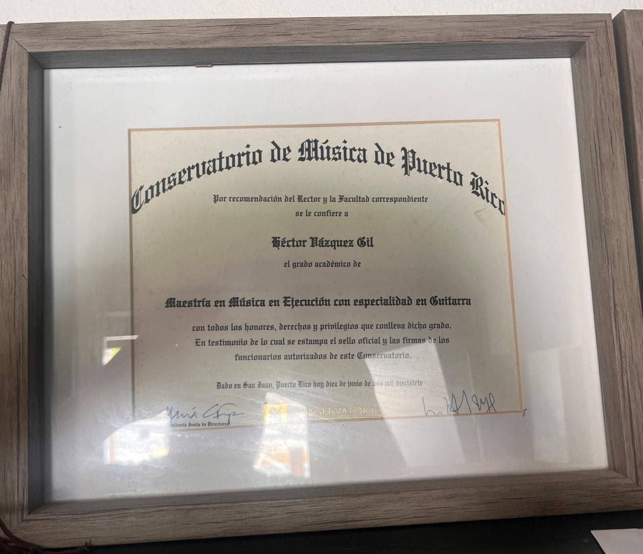 Hector graduated from University of Wisconsin Milwaukee