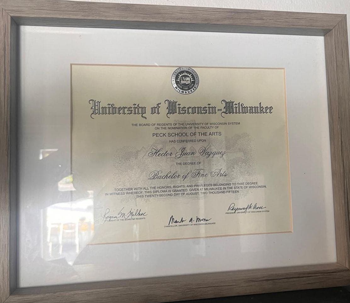 Hector graduated from University of Wisconsin Milwaukee