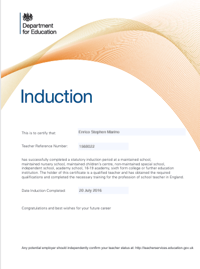 Enrico graduated from Hull university and London Southbank University