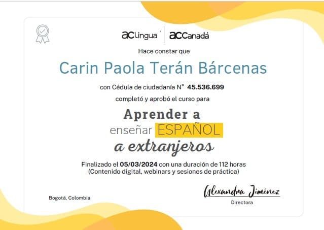 Cary graduated from Centro Cultural Colombo Americano