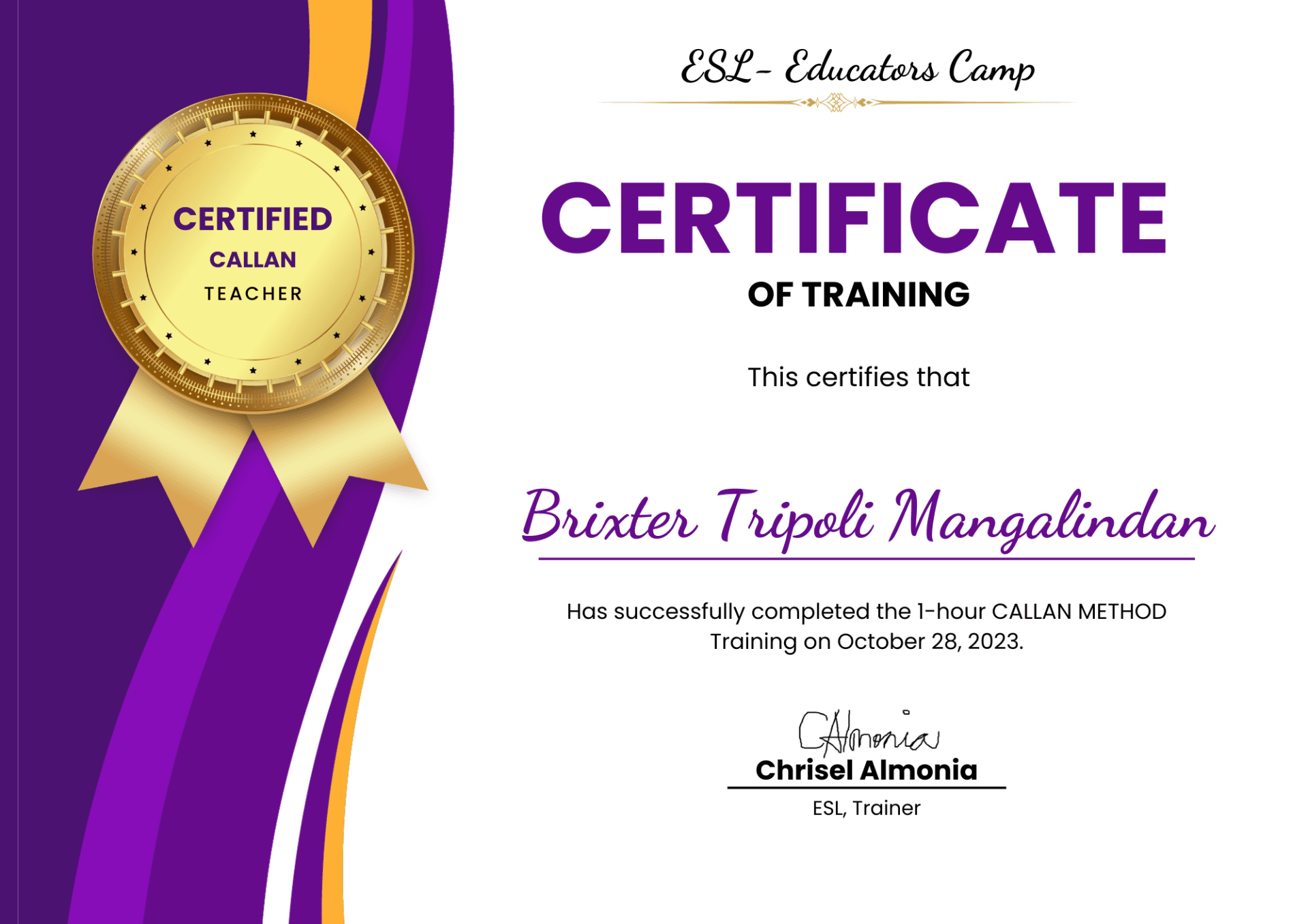 Brixter graduated from San Mateo Municipal College