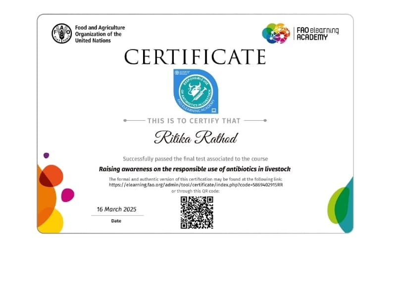 Ritika graduated from University of west London