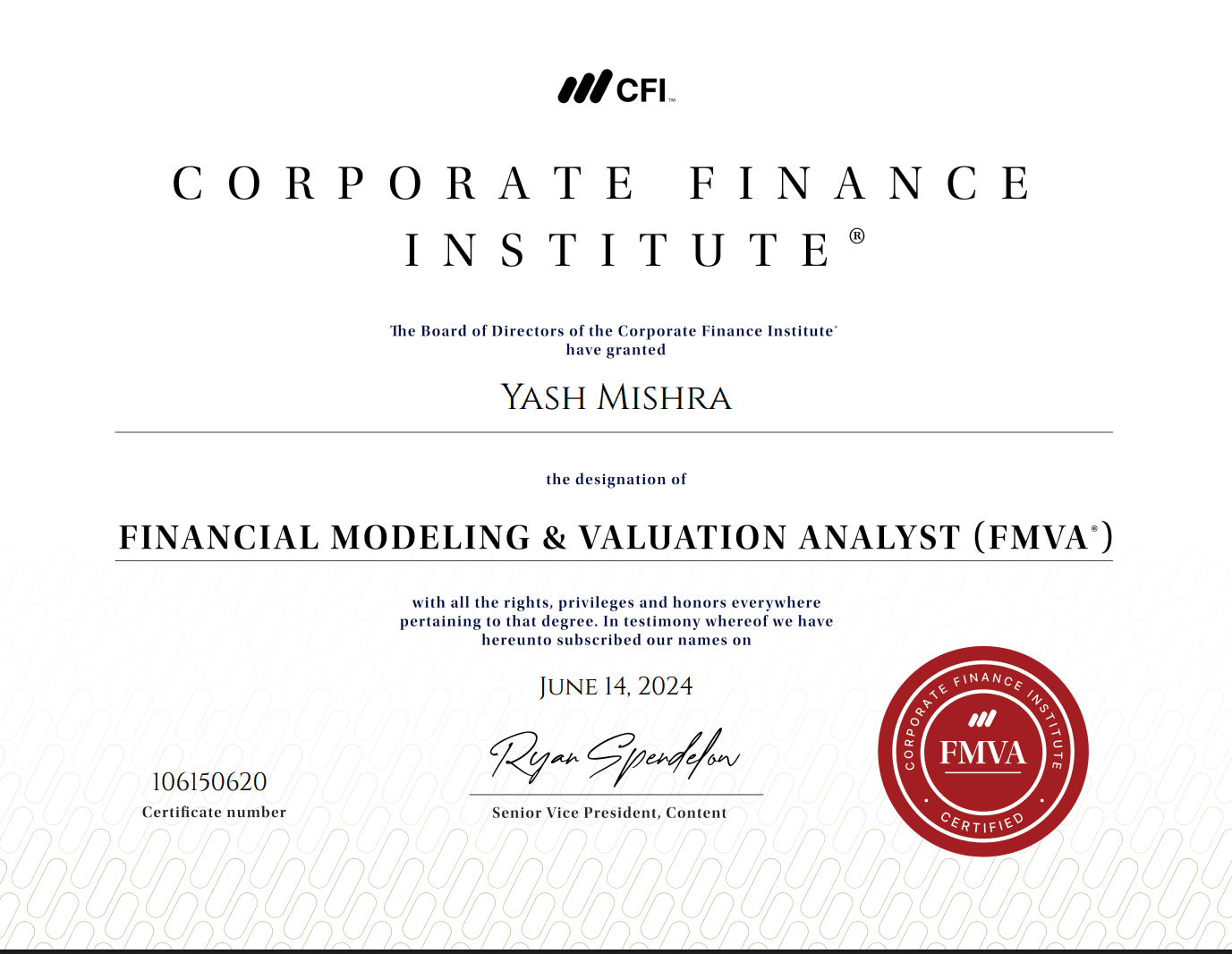 Yash graduated from Narsee Monjee Institute of Management Studies (NMIMS)
