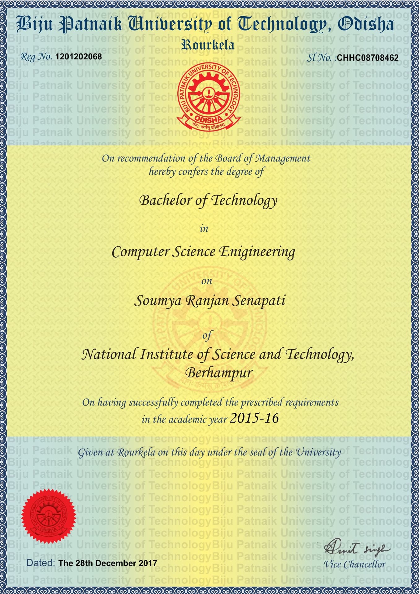 Soumya graduated from Caltech