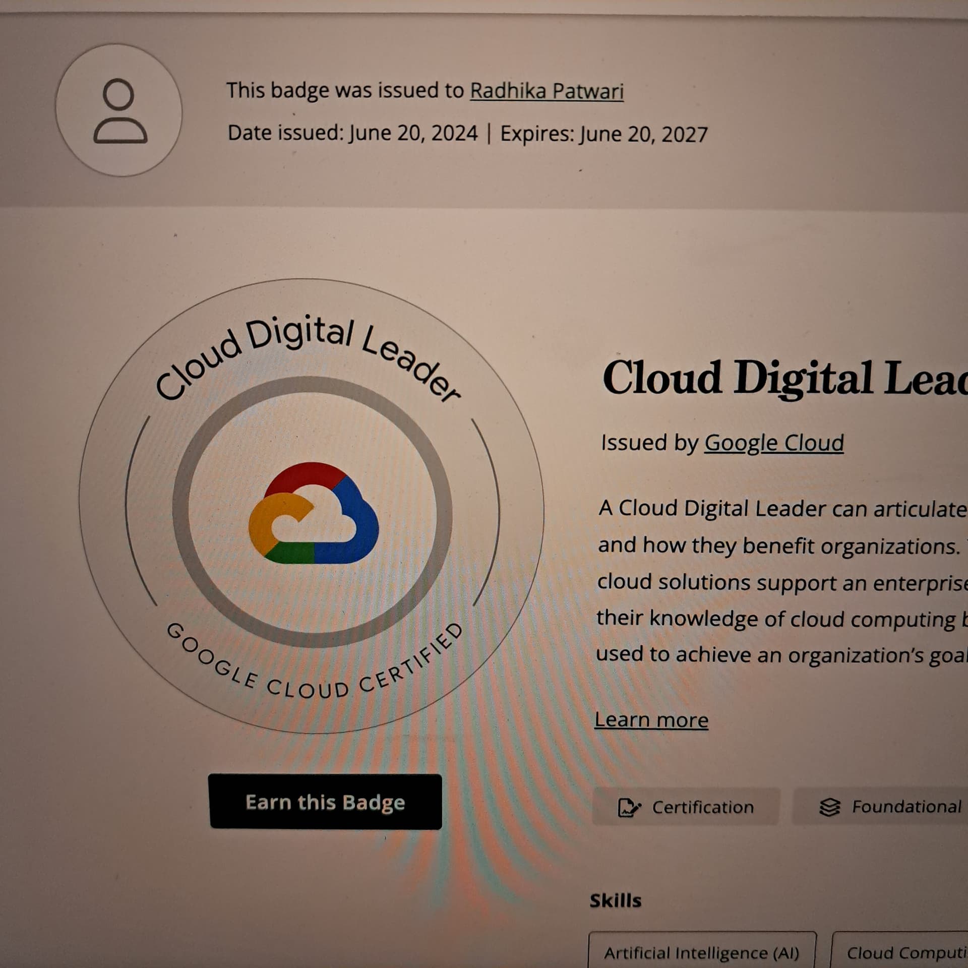 Radhika graduated from Indian Institute of Technology Kharagpur