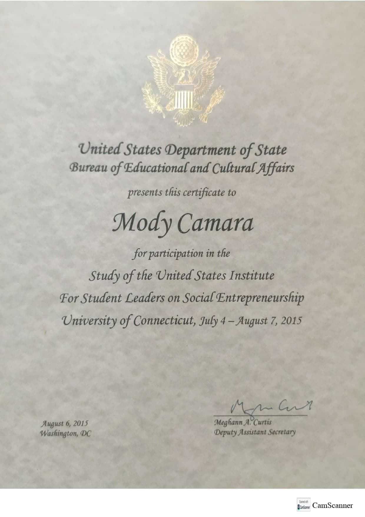 Mody graduated from University of Bamako