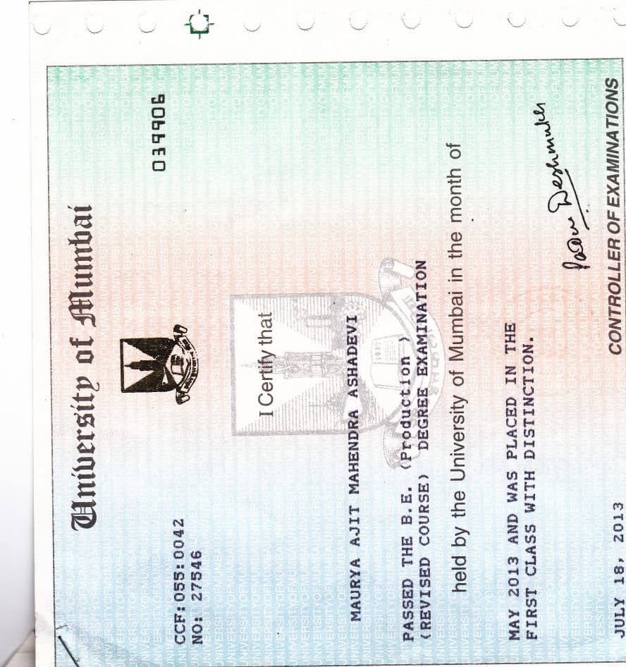 Ajit graduated from International Management Institute