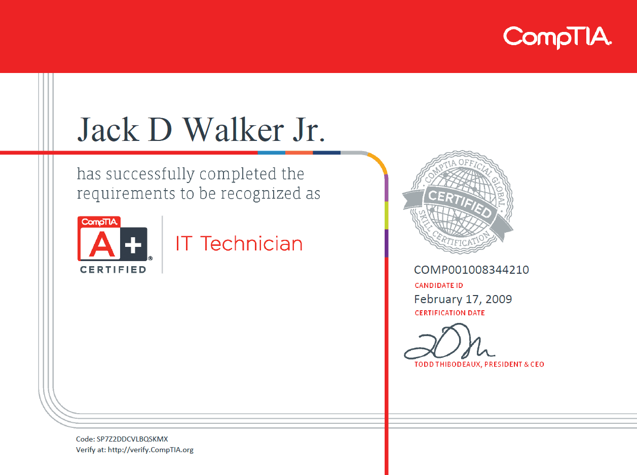 Jack graduated from Cisco