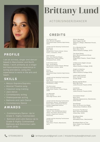 Brittany graduated from West Cheshire College