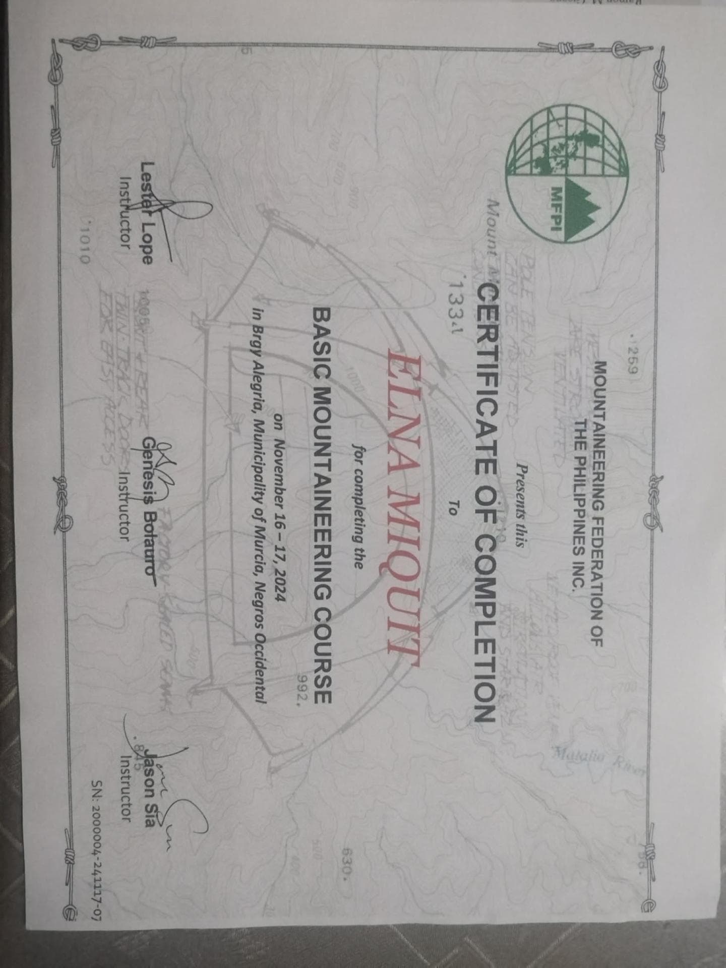 Elna graduated from Bacolod City College