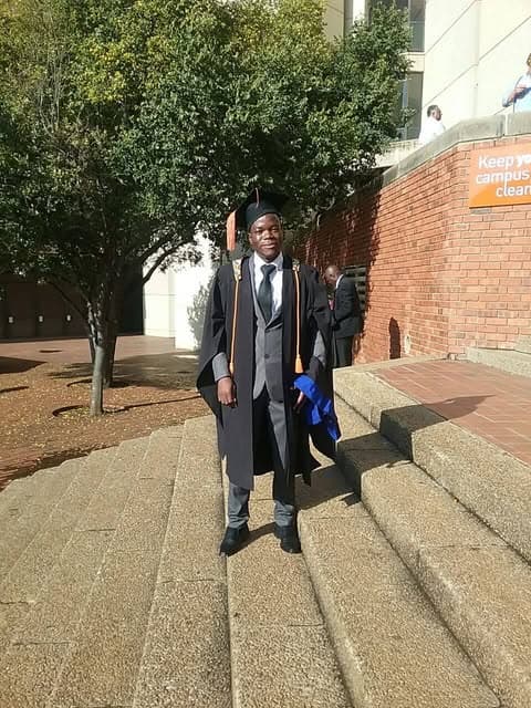 Edmore graduated from University of Johannesburg