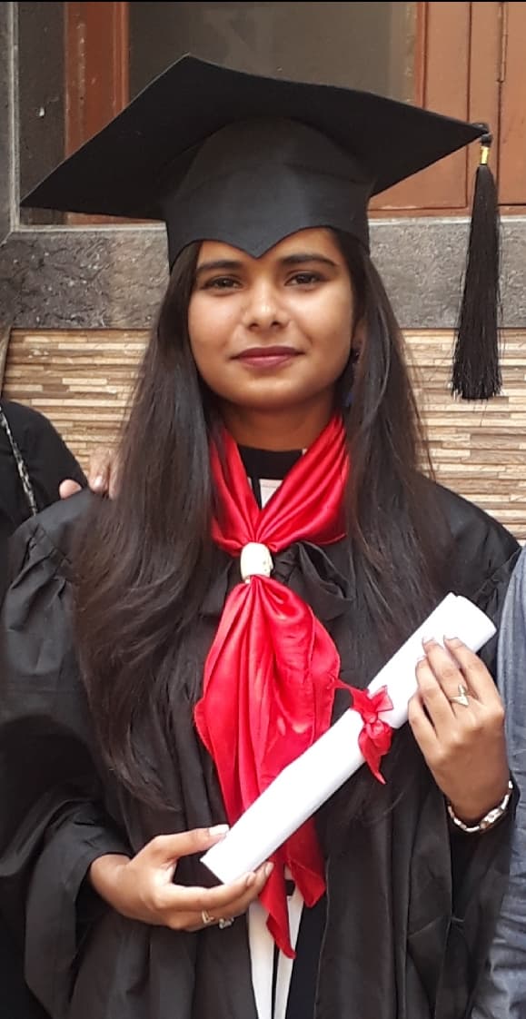 Nurain graduated from University of mumbai