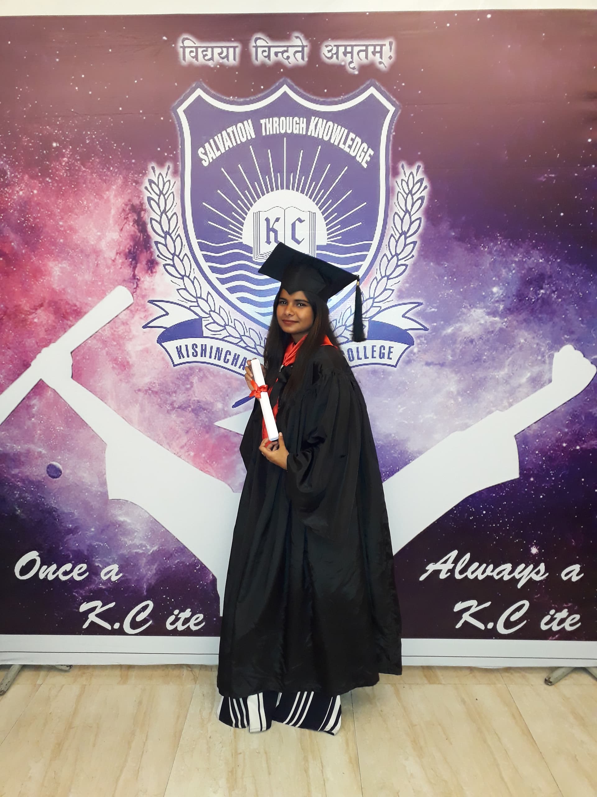 Nurain graduated from University of mumbai