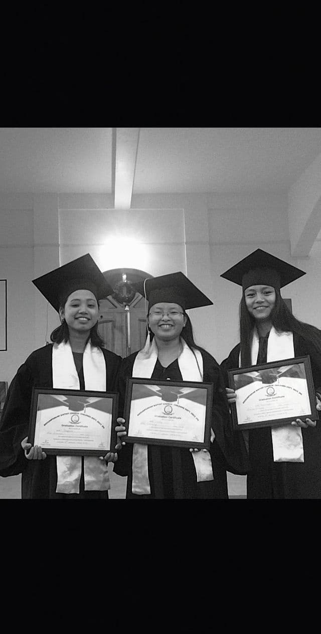 Eliawangle graduated from Kohima Science College Jotsoma