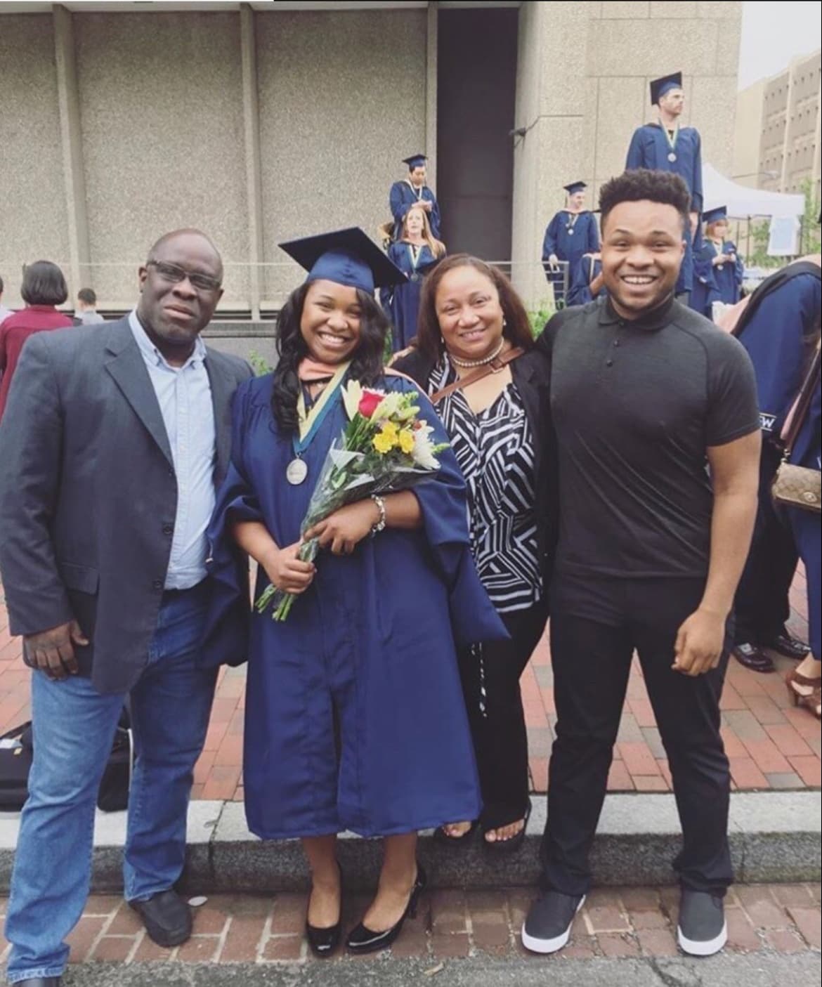 Amy graduated from George Washington University