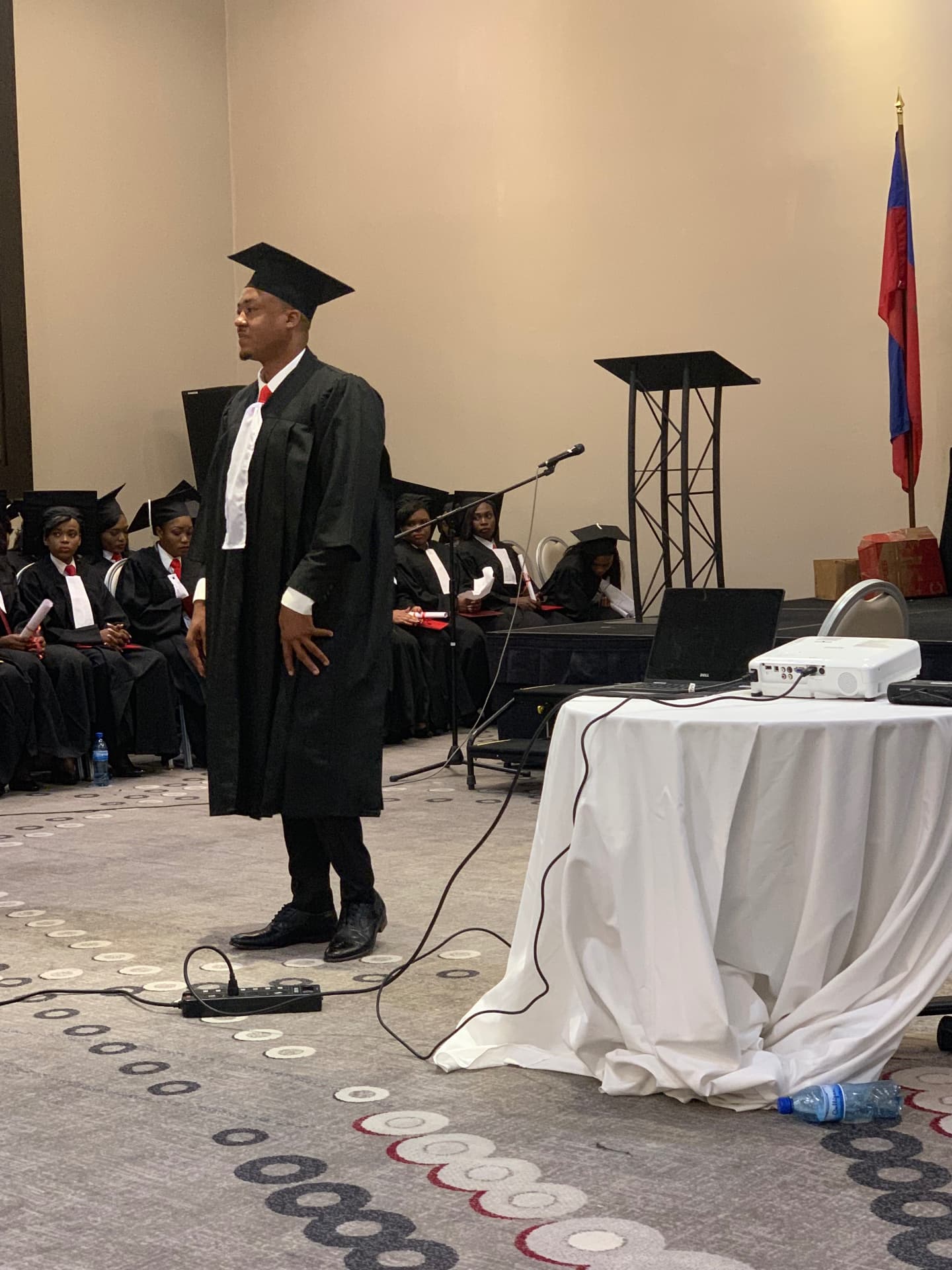 Romuald graduated from UEH