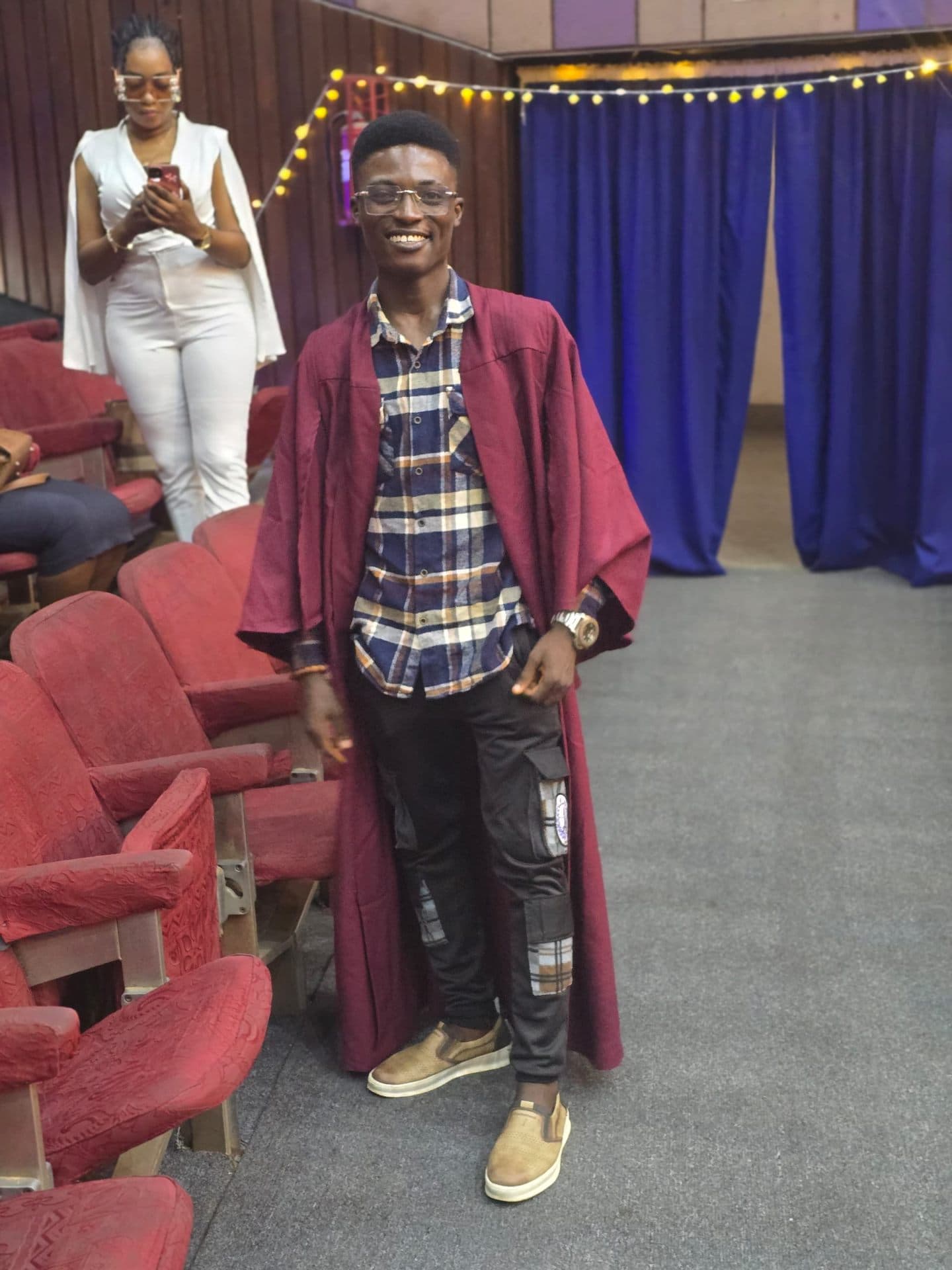 Johnson graduated from University of Lagos