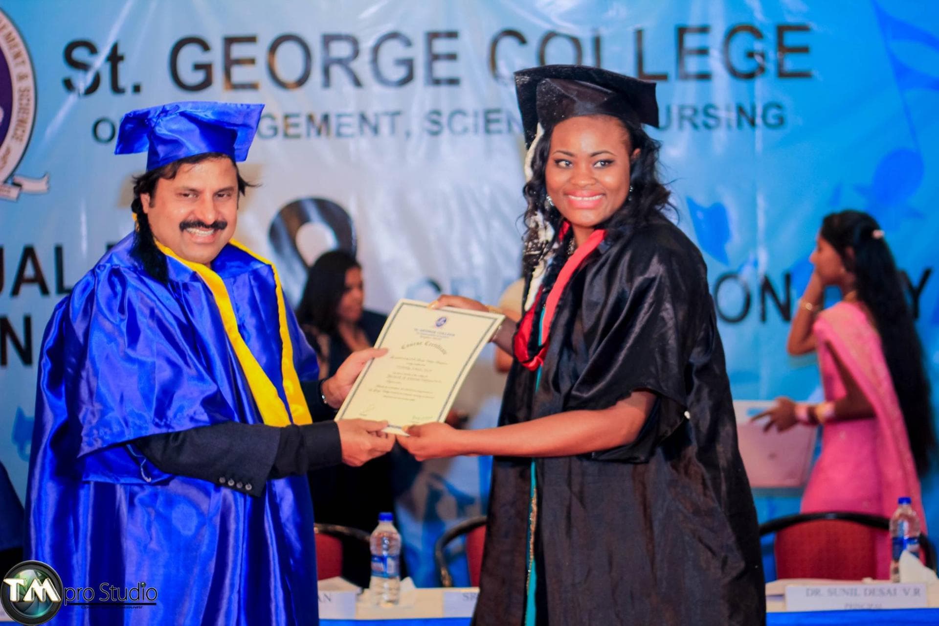 Elise graduated from bangalore university