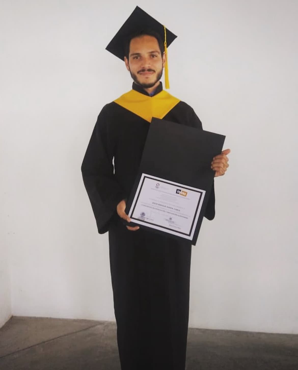 Jesús graduated from Cinema