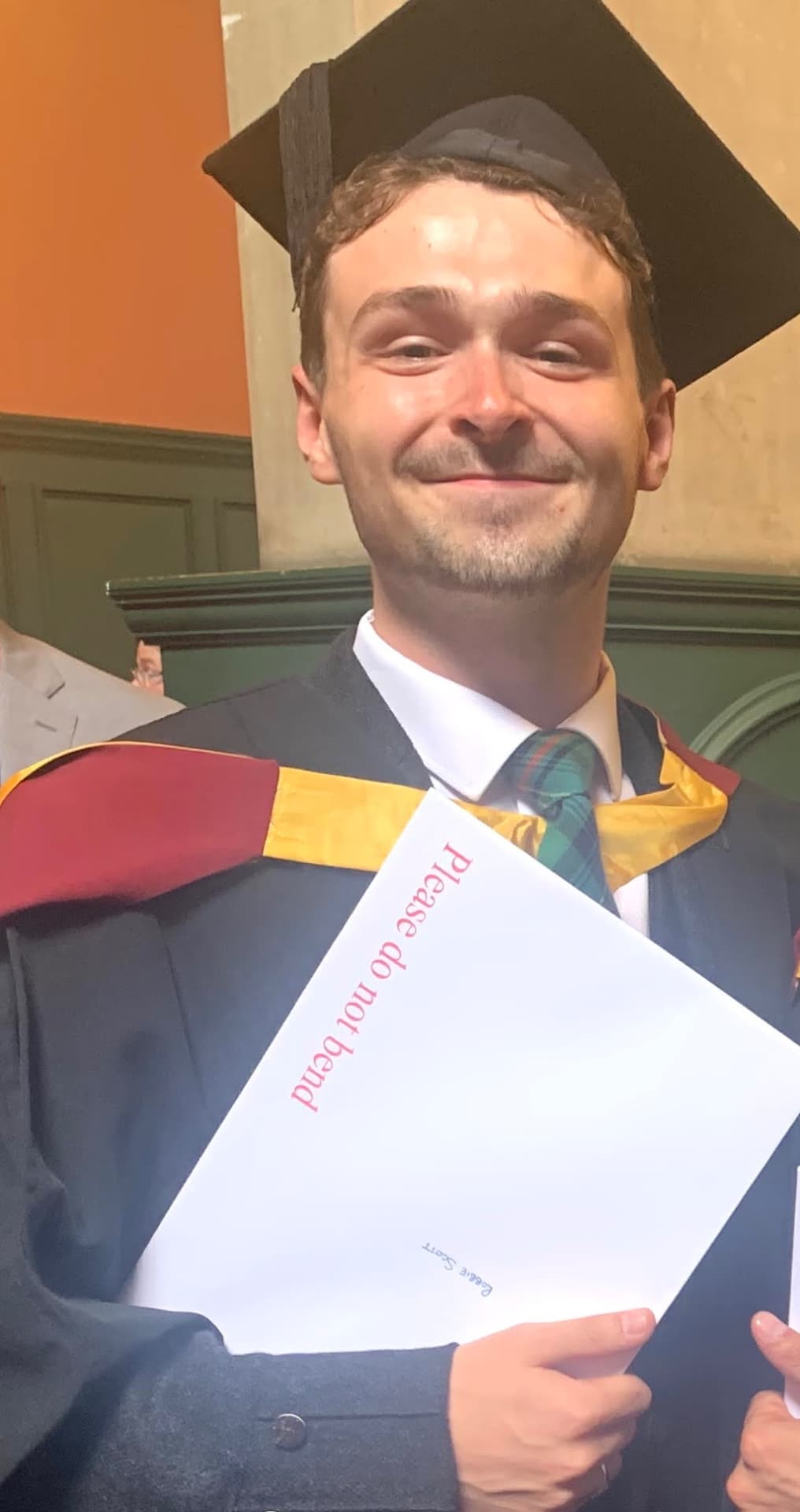 Robbie graduated from Arts Educational Schools London