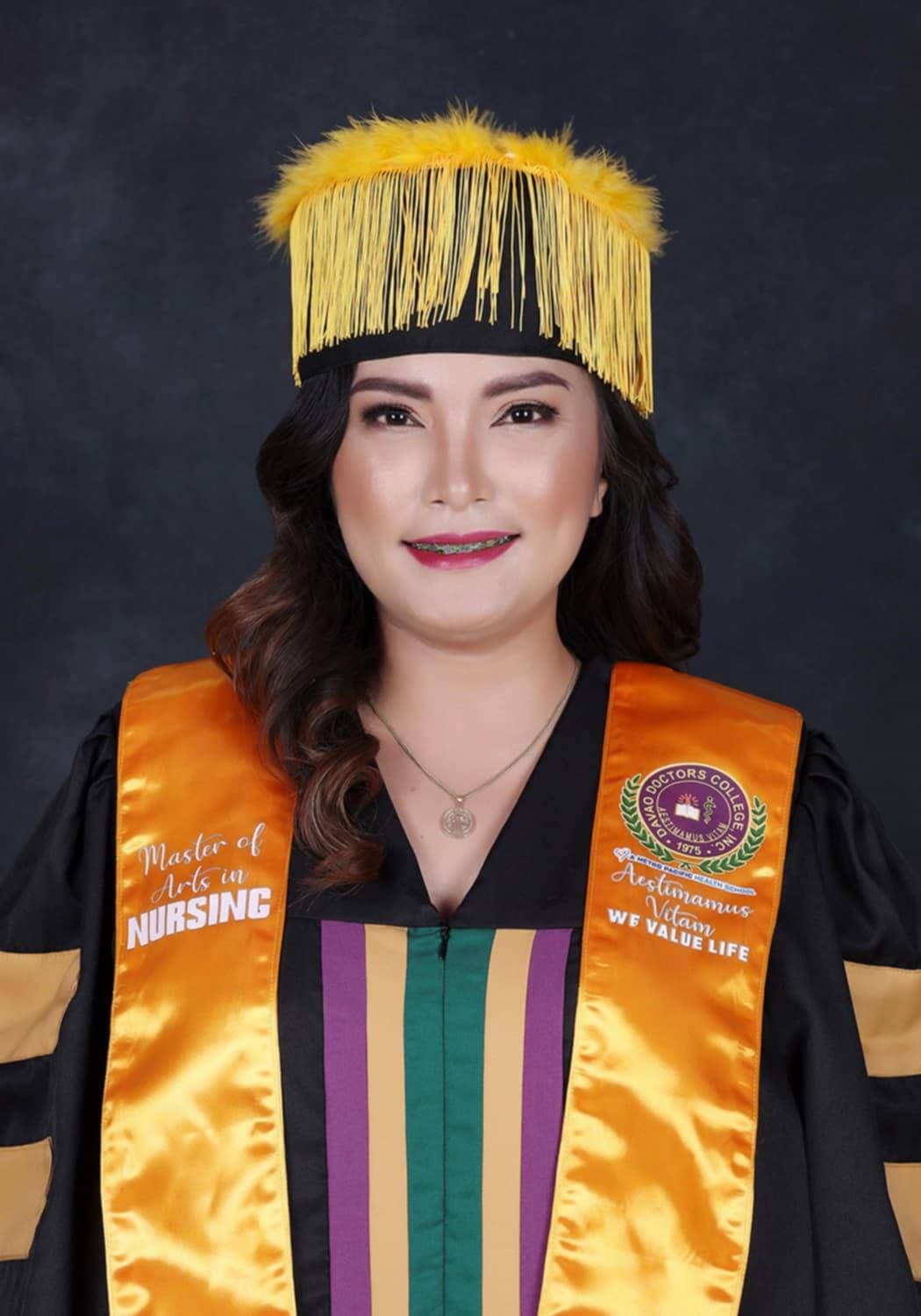 Sarah Jane graduated from San Pedro College
