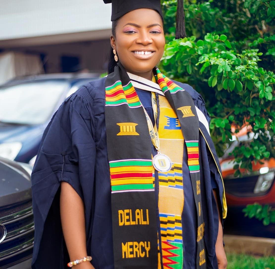 Mercy graduated from University of Professional, Studies