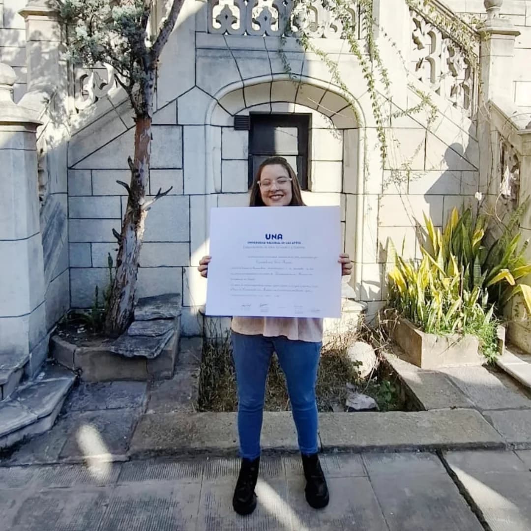 Candelaria graduated from National University of Arts