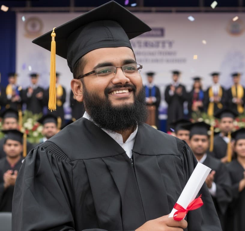 Shirazul graduated from Aligarh Muslim University