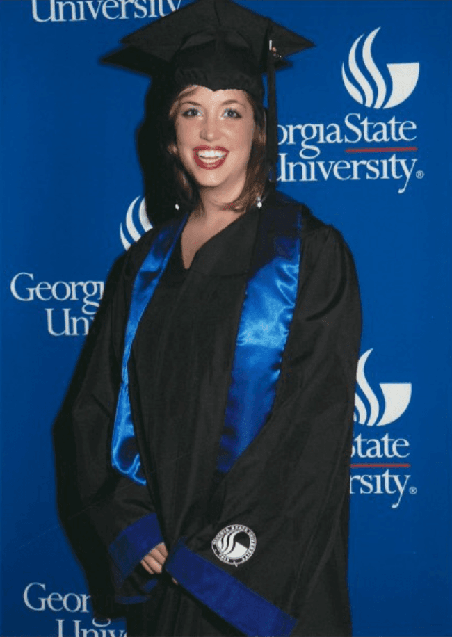 Jessie graduated from Georgia State University