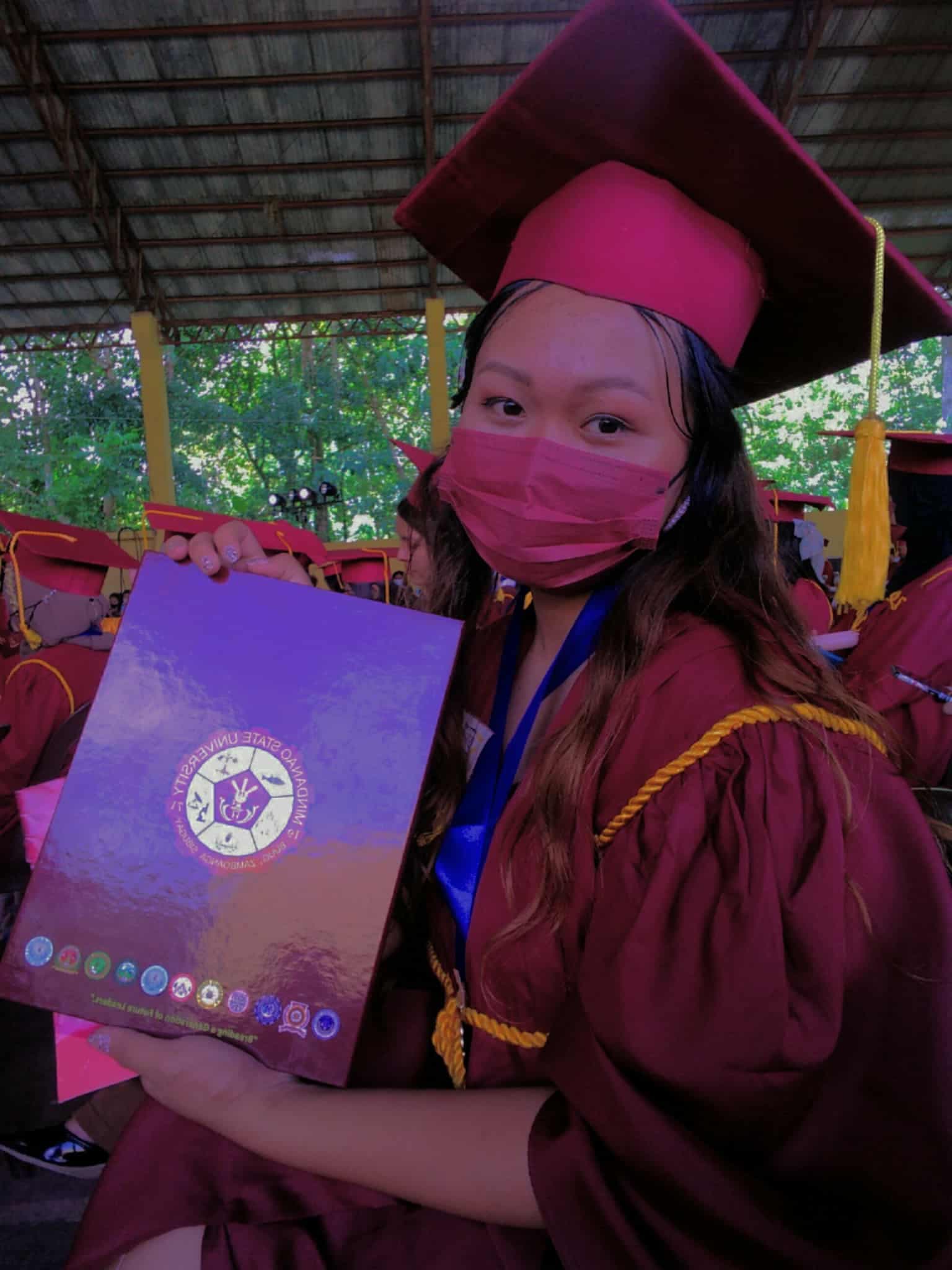 Janna graduated from Mindanao State University Buug-Campus