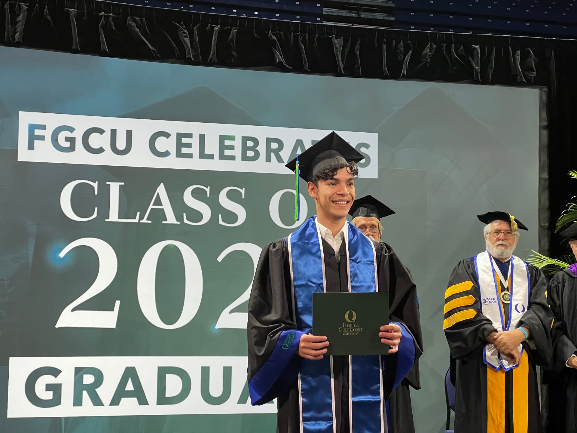 Ricardo graduated from Florida Gulf Coast University