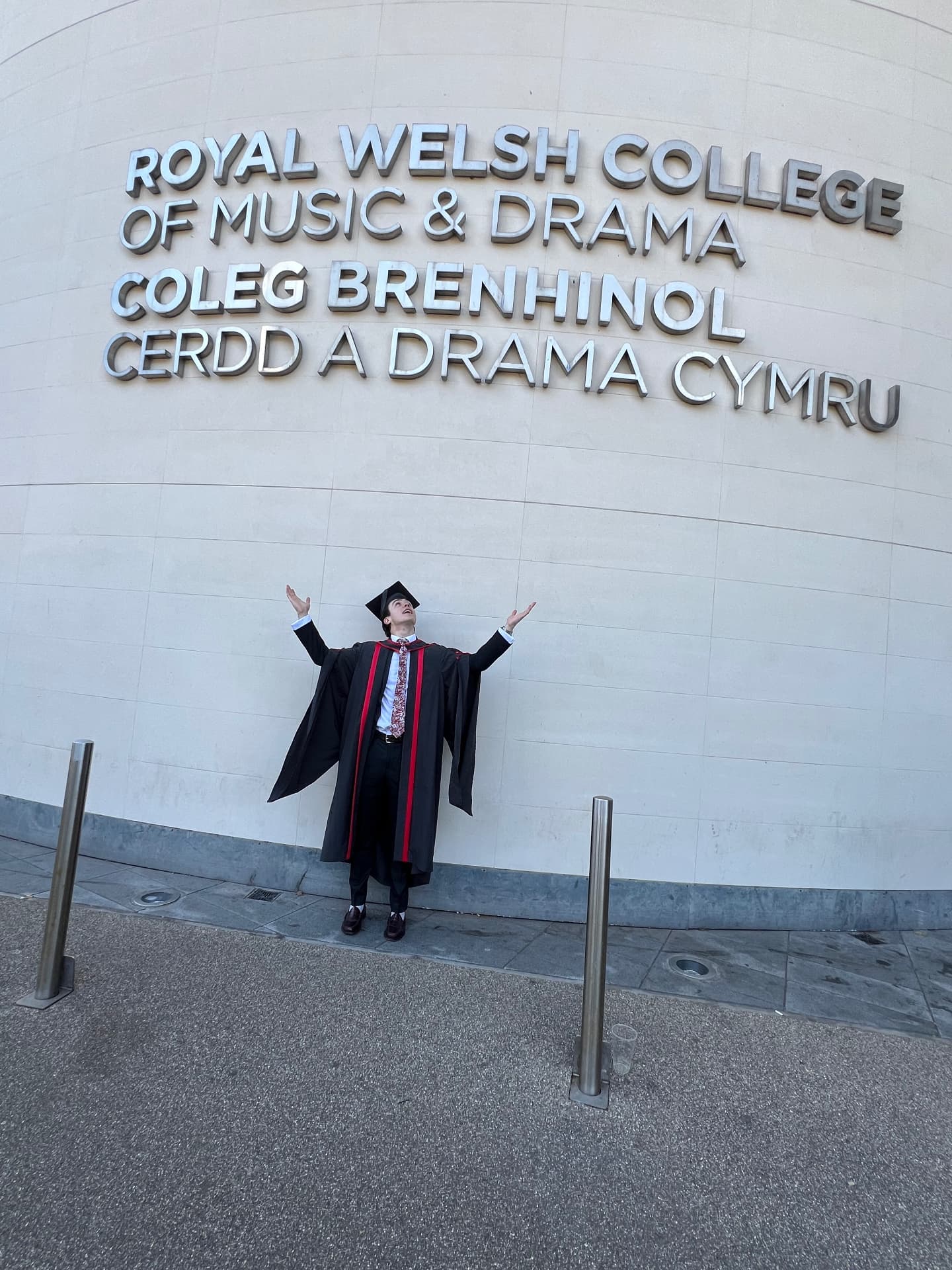 James graduated from Royal Welsh College of Music and Drama