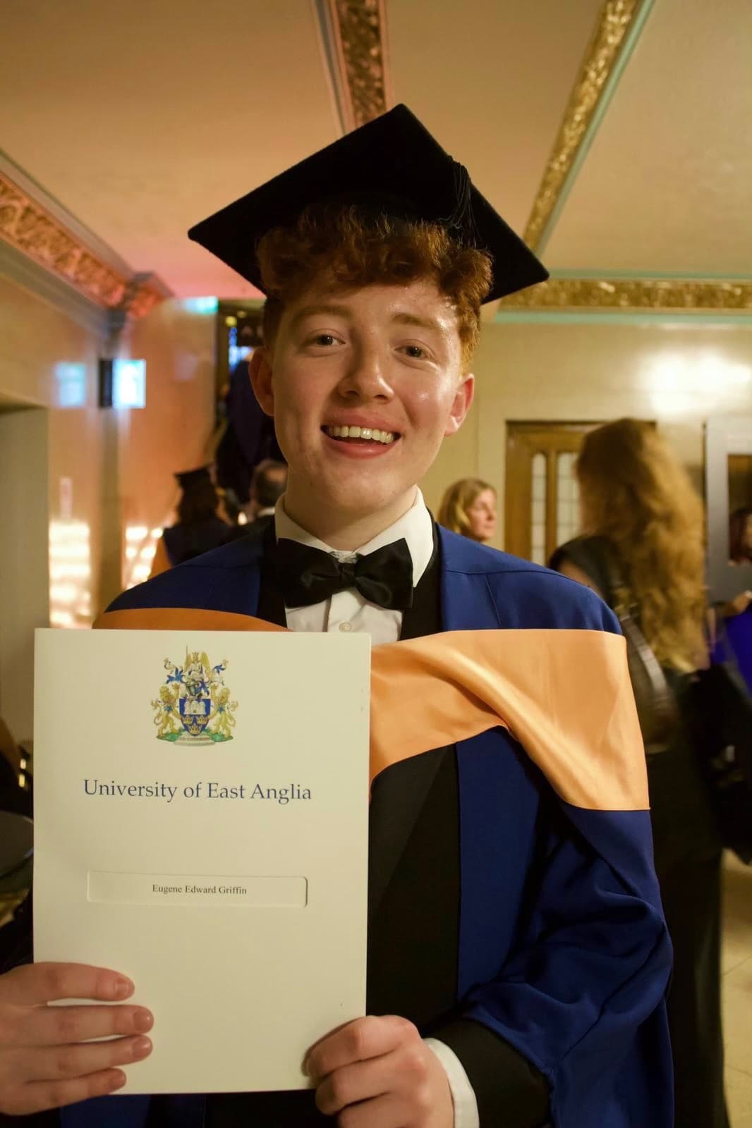 Eugene graduated from Mountview Academy of Theatre Arts