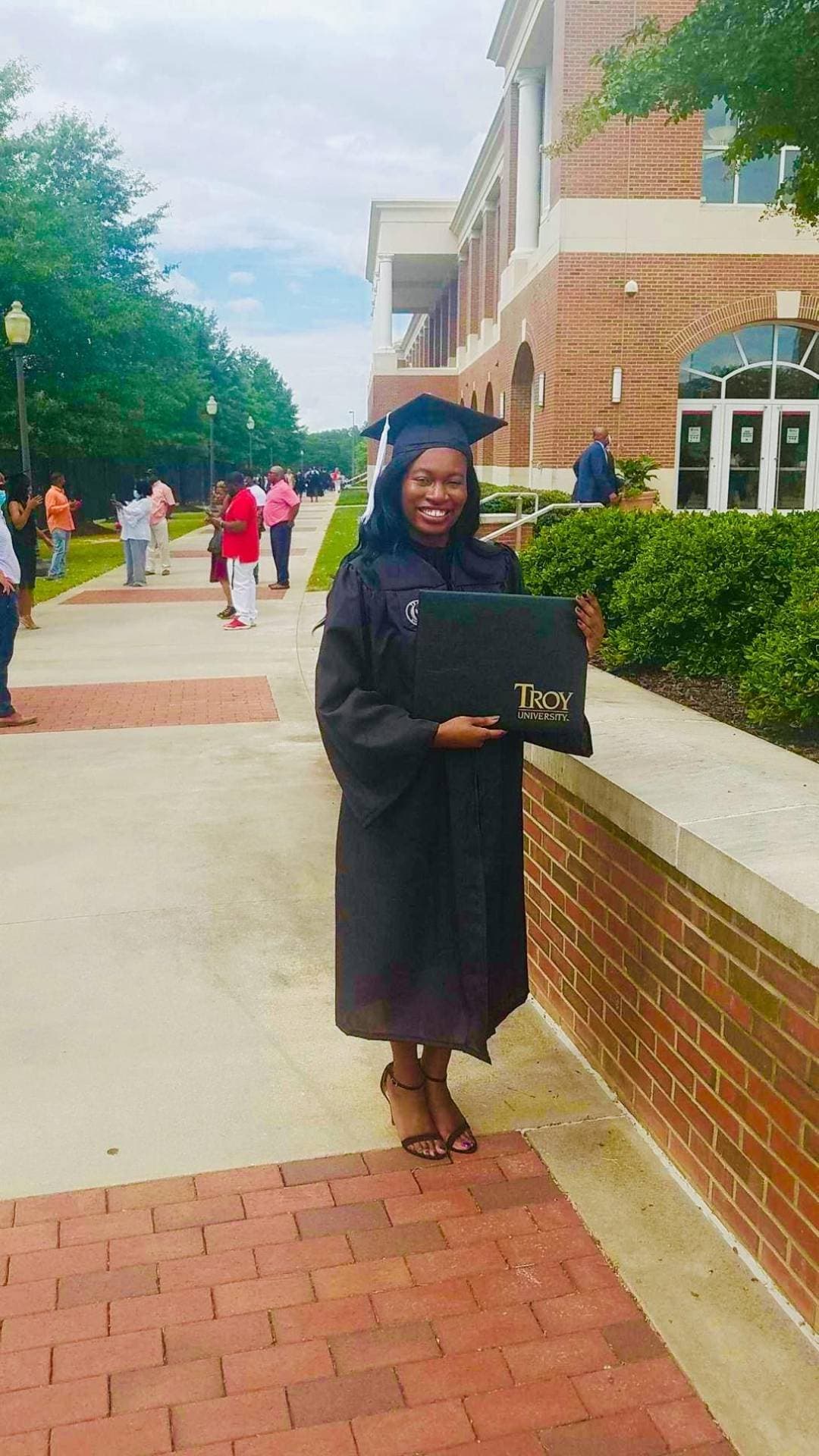 Marshell graduated from Troy University