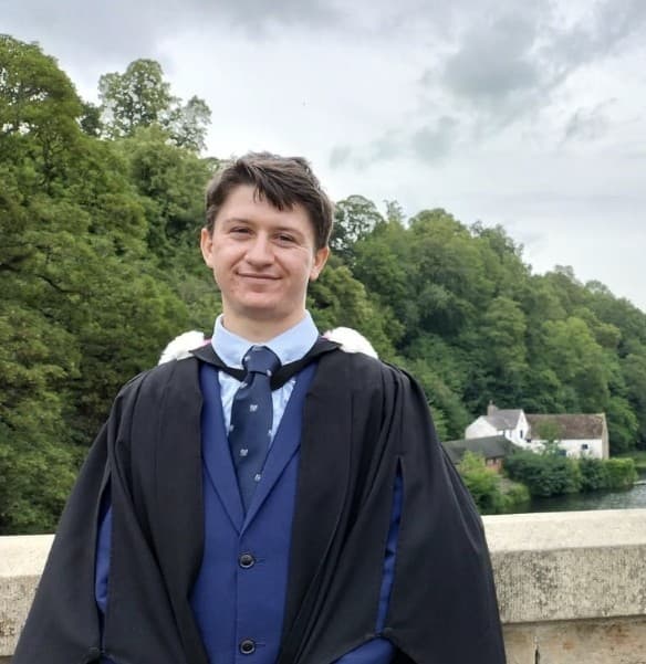 Louie graduated from University of Durham, UK