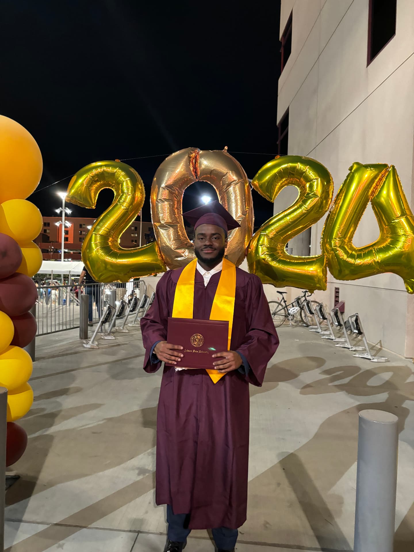 Cyril graduated from Arizona State University