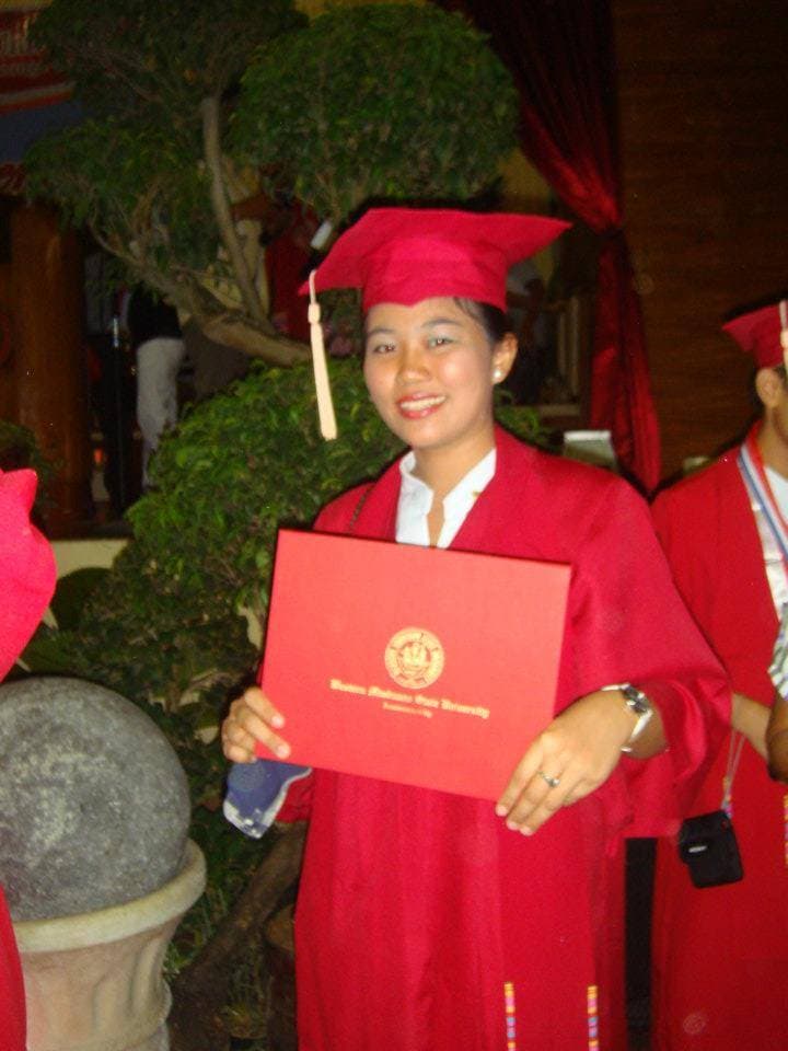 KRIZEL MAE graduated from Western Mindanao State University