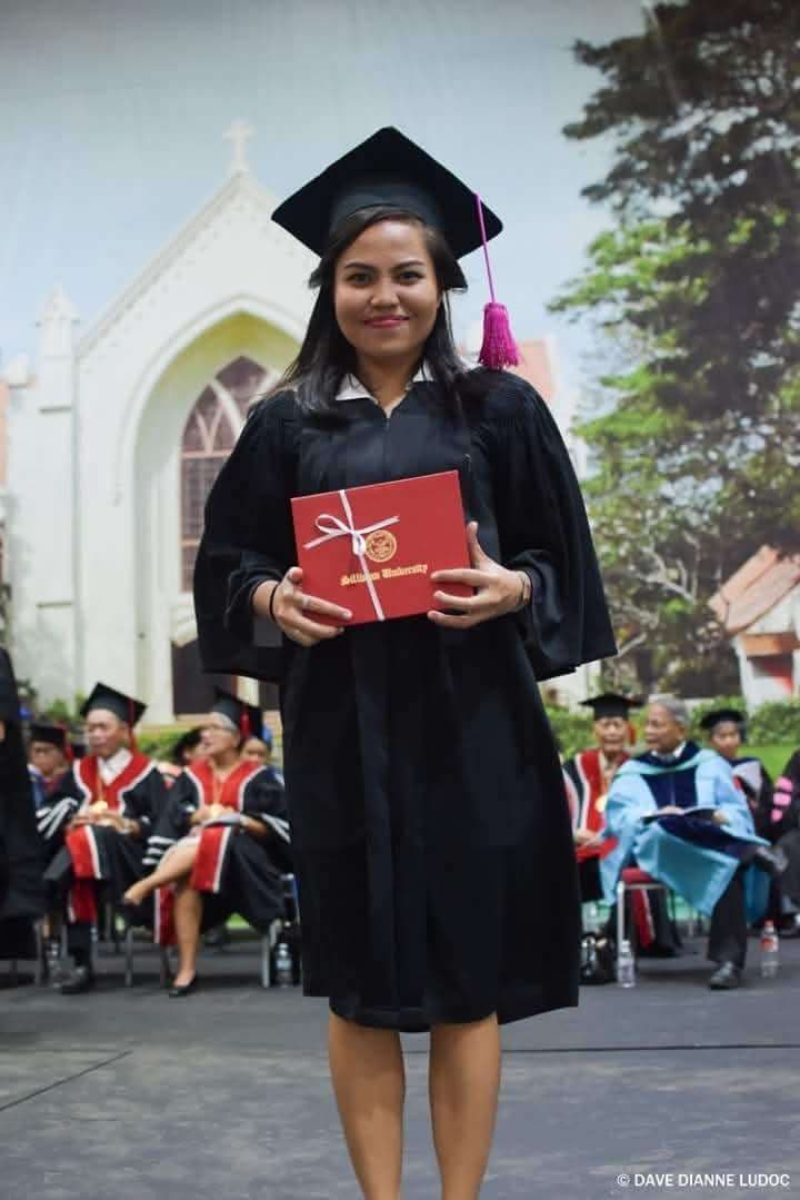 Stephanie Jean graduated from Silliman University