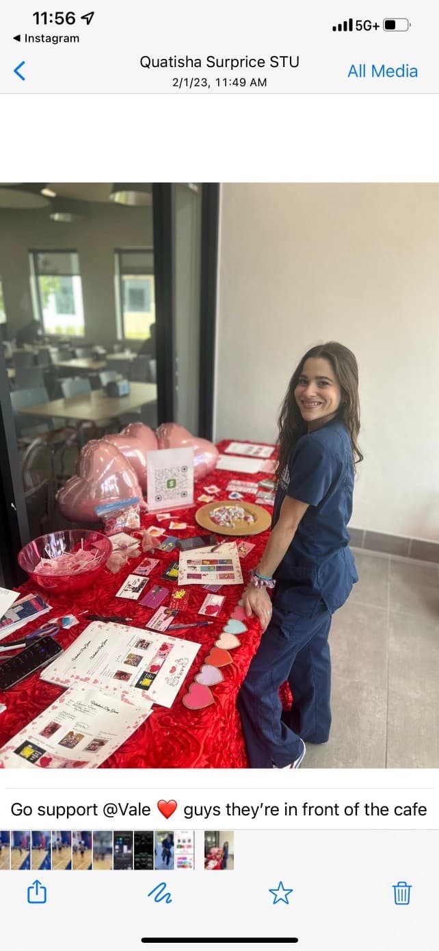 Valentina graduated from Florida International University