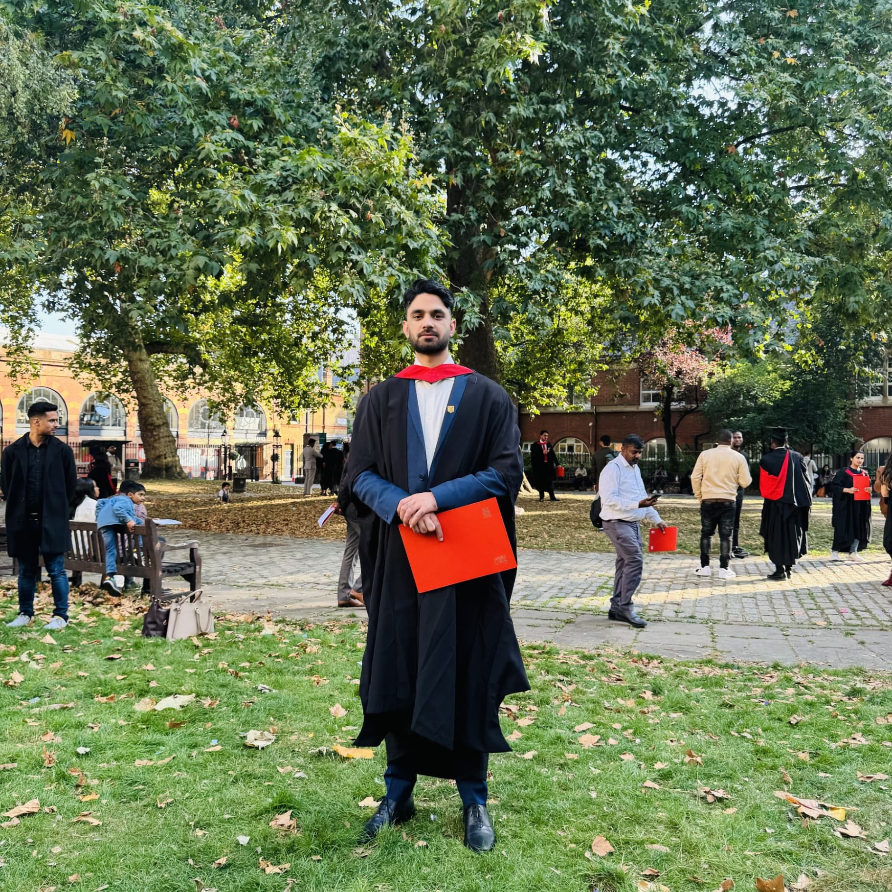Mansoor graduated from University of The West of Scotland