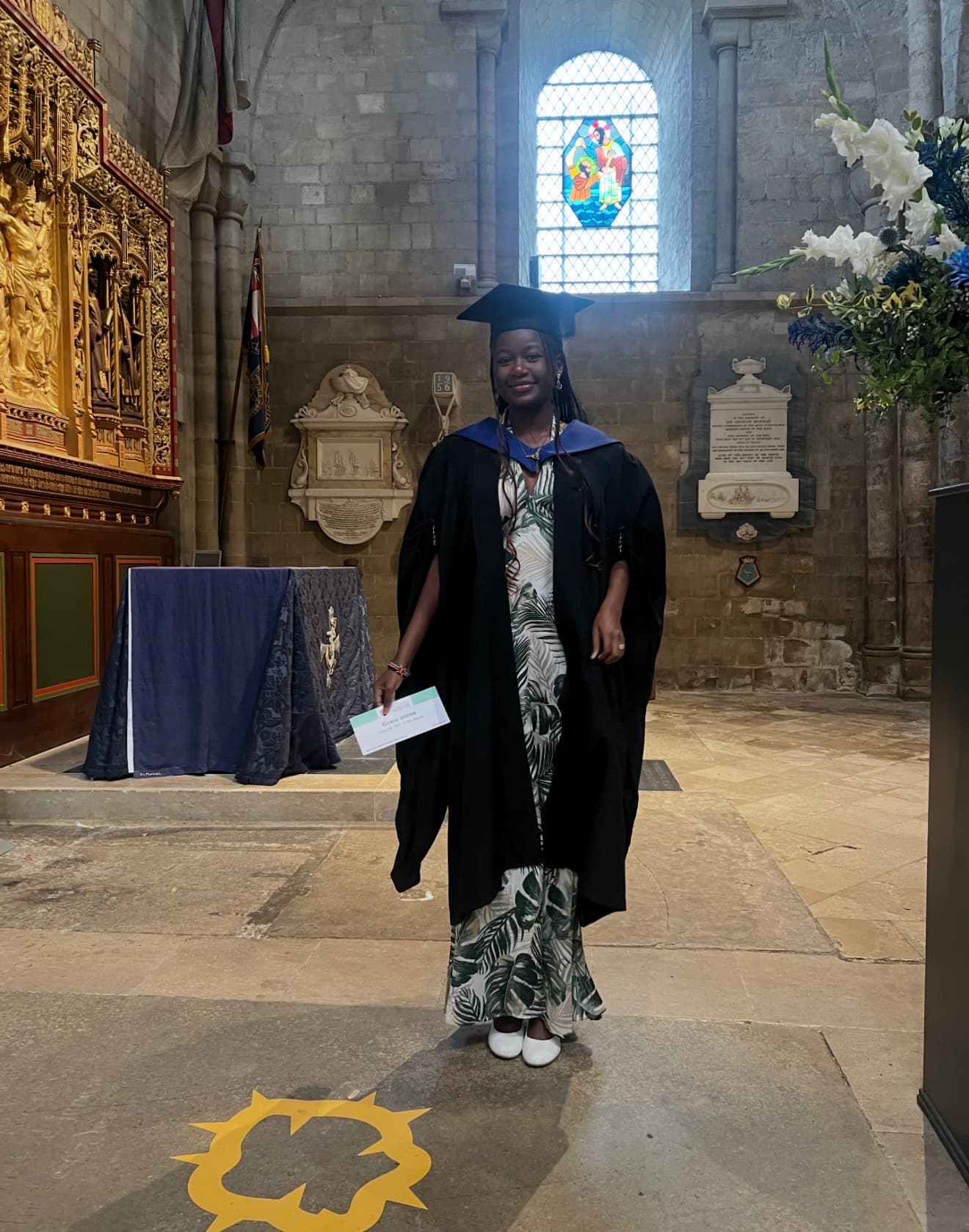 Grace graduated from University of Chichester