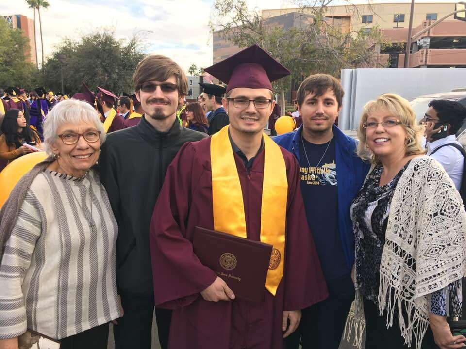 Mitchell graduated from Arizona State University