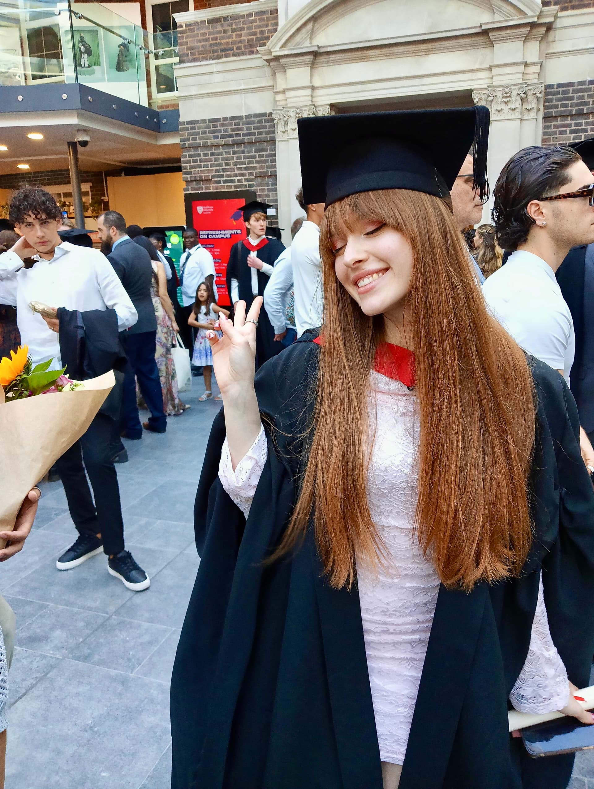 Alba graduated from Point blank music school