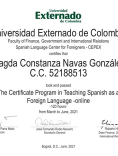 Profile photo of Constanza Navas Gonzalez, undefined tutor at Wiingy