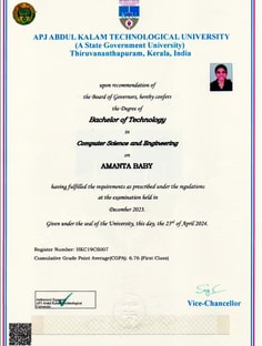 Profile photo of Amanta Baby, undefined tutor at Wiingy