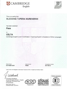 Profile photo of Blessing Mureverwi, undefined tutor at Wiingy