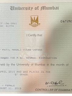 Profile photo of Manali Patil, undefined tutor at Wiingy