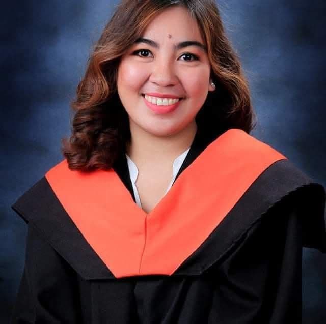 Graduation ceremony photo of Jeanne Angela Celestia