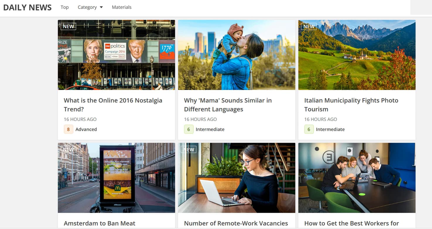 ESL learning materials by Aiza