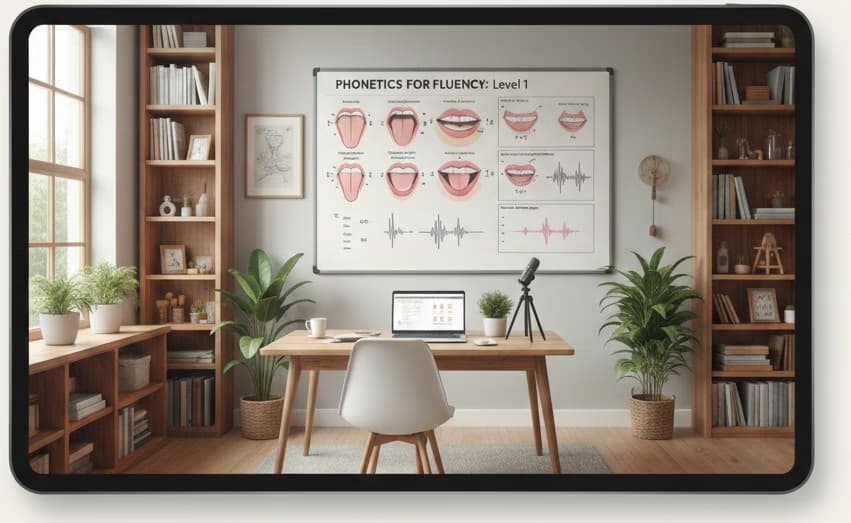 Live performance with English by Mitchell